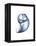 Indigo Water Snail-Albert Koetsier-Framed Stretched Canvas