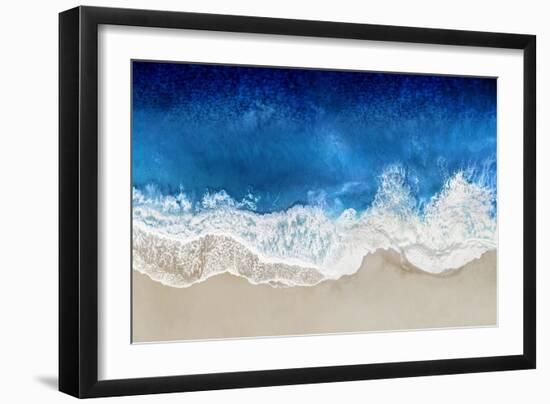 Indigo Waves From Above I-Maggie Olsen-Framed Art Print