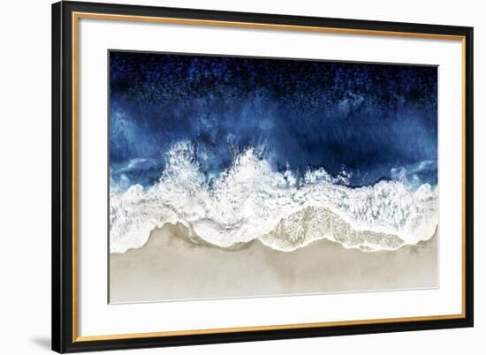 Indigo Waves From Above II-Maggie Olsen-Framed Giclee Print