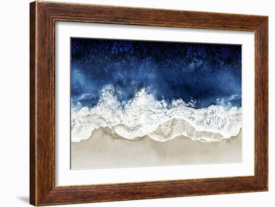 Indigo Waves From Above II-Maggie Olsen-Framed Art Print