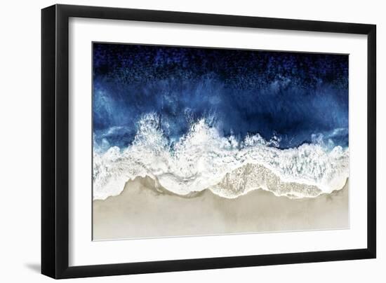 Indigo Waves From Above II-Maggie Olsen-Framed Art Print