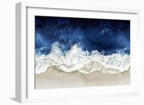 Indigo Waves From Above II-Maggie Olsen-Framed Art Print