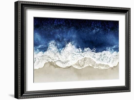 Indigo Waves From Above II-Maggie Olsen-Framed Art Print