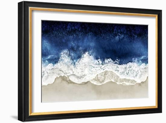 Indigo Waves From Above II-Maggie Olsen-Framed Art Print