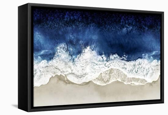 Indigo Waves From Above II-Maggie Olsen-Framed Stretched Canvas