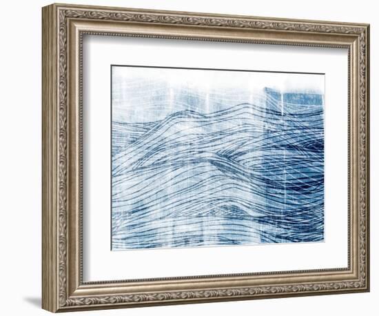 Indigo Waves I-Jarman Fagalde-Framed Premium Giclee Print