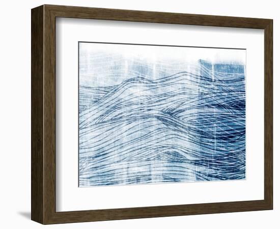 Indigo Waves I-Jarman Fagalde-Framed Premium Giclee Print