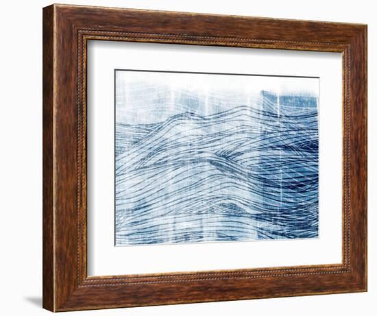 Indigo Waves I-Jarman Fagalde-Framed Premium Giclee Print
