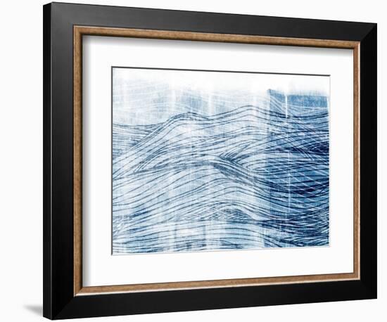 Indigo Waves I-Jarman Fagalde-Framed Premium Giclee Print