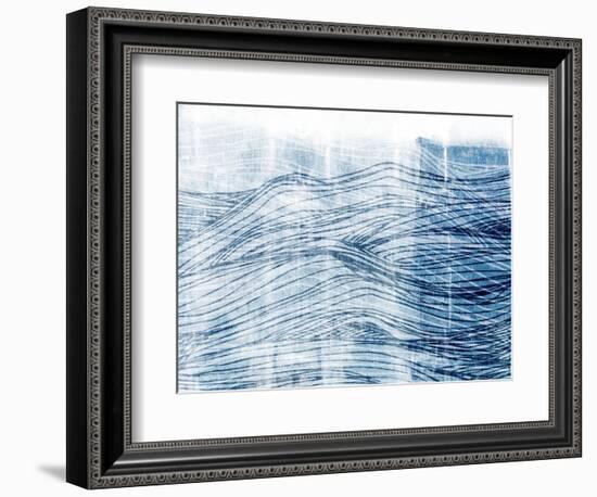 Indigo Waves I-Jarman Fagalde-Framed Premium Giclee Print