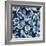 Indigold Flower Toss Indigo-Lisa Audit-Framed Art Print