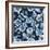 Indigold Flower Toss Indigo-Lisa Audit-Framed Art Print