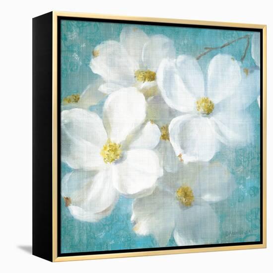 Indiness Blossom Square Vintage II-Danhui Nai-Framed Stretched Canvas