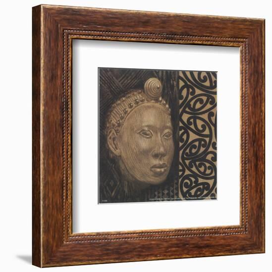 Indio Cabeza III-Cano-Framed Art Print