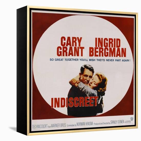 Indiscreet, 1958, Directed by Stanley Donen-null-Framed Premier Image Canvas