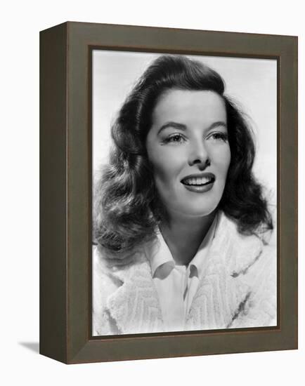 Indiscretions The Philadelphia Story by GeorgeCukor with Katharine Hepburn, 1940 (b/w photo)-null-Framed Stretched Canvas