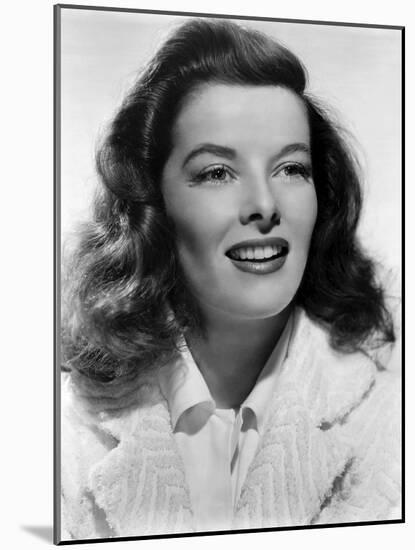 Indiscretions The Philadelphia Story by GeorgeCukor with Katharine Hepburn, 1940 (b/w photo)-null-Mounted Photo