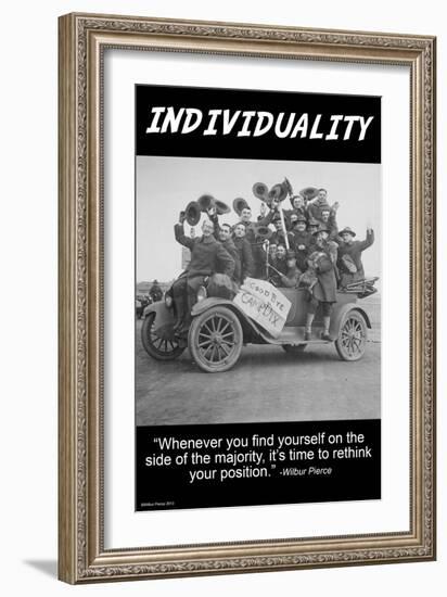 Individuality-Wilbur Pierce-Framed Art Print