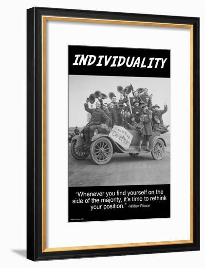 Individuality-Wilbur Pierce-Framed Art Print