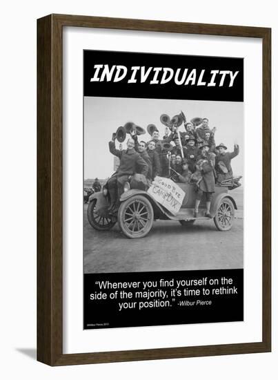 Individuality-Wilbur Pierce-Framed Art Print