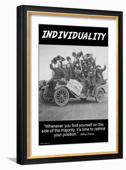 Individuality-Wilbur Pierce-Framed Art Print