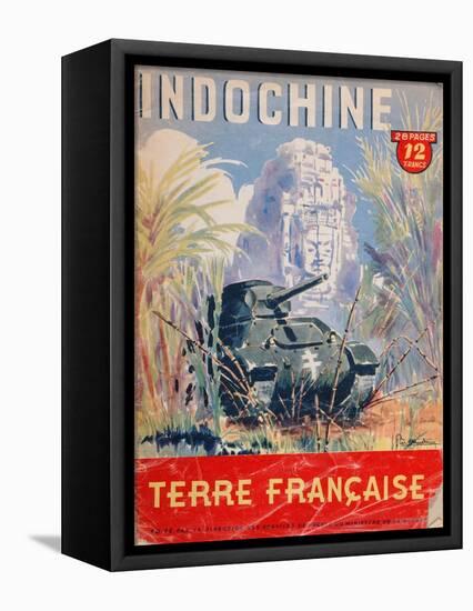 Indochine Terre Francaise', Cover of an Official Booklet on the French Colonies, 1944-null-Framed Premier Image Canvas