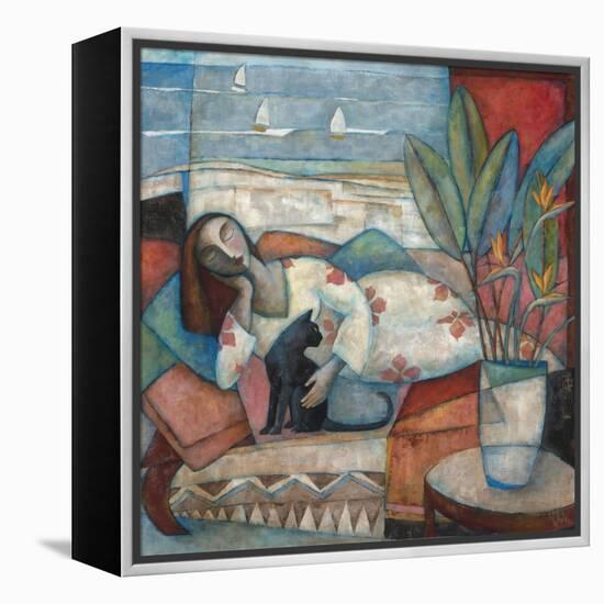 Indolence-Wendy Wooden-Framed Premier Image Canvas