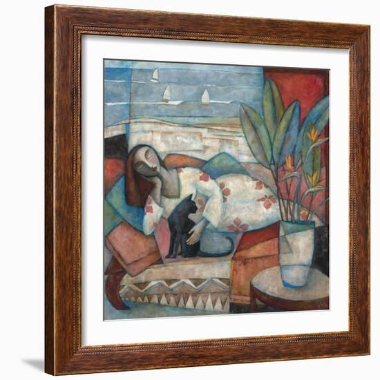 Indolence-Wendy Wooden-Framed Giclee Print