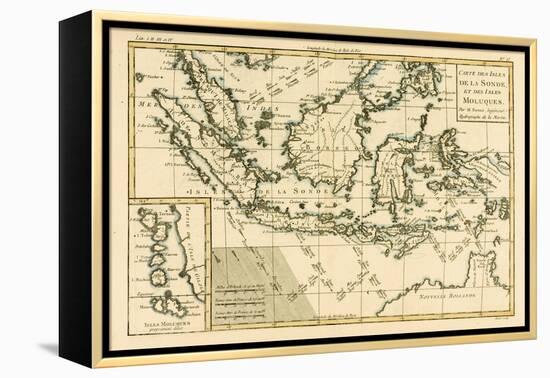 Indonesia and the Philippines, from 'Atlas De Toutes Les Parties Connues Du Globe Terrestre' by…-Charles Marie Rigobert Bonne-Framed Premier Image Canvas