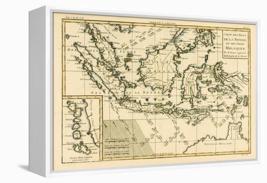 Indonesia and the Philippines, from 'Atlas De Toutes Les Parties Connues Du Globe Terrestre' by…-Charles Marie Rigobert Bonne-Framed Premier Image Canvas