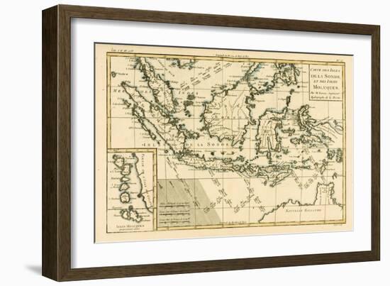 Indonesia and the Philippines, from 'Atlas De Toutes Les Parties Connues Du Globe Terrestre' by…-Charles Marie Rigobert Bonne-Framed Giclee Print