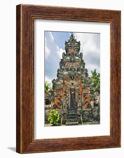 Indonesia, Bali, Batu Bulan. a Private Hindu Familys Shrine.-Nigel Pavitt-Framed Photographic Print