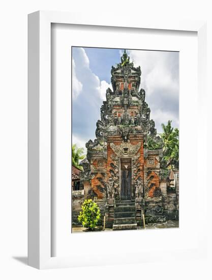 Indonesia, Bali, Batu Bulan. a Private Hindu Familys Shrine.-Nigel Pavitt-Framed Photographic Print