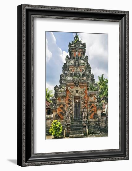 Indonesia, Bali, Batu Bulan. a Private Hindu Familys Shrine.-Nigel Pavitt-Framed Photographic Print