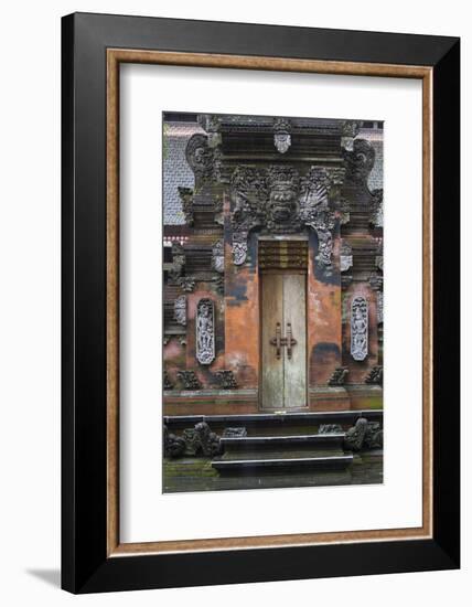 Indonesia, Bali. Hindu Temple Door at Pura Tirta Empul Temple-Emily Wilson-Framed Photographic Print