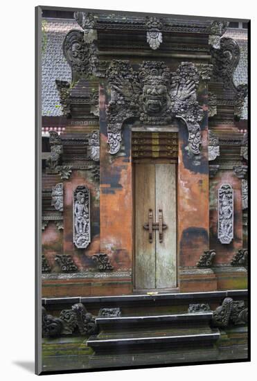 Indonesia, Bali. Hindu Temple Door at Pura Tirta Empul Temple-Emily Wilson-Mounted Photographic Print