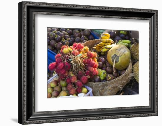 Indonesia, Bali. Morning Flowers, Fruit and Vegetable Market-Emily Wilson-Framed Photographic Print