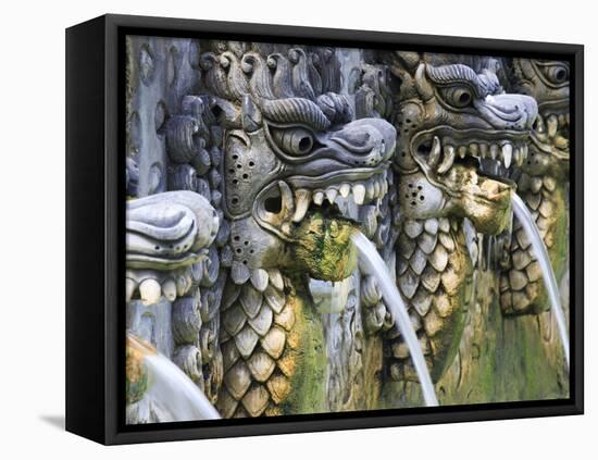 Indonesia, Bali, North Coast, Panjar, Sacred Hot Springs of Air Panas Banjar-Michele Falzone-Framed Premier Image Canvas