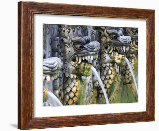 Indonesia, Bali, North Coast, Panjar, Sacred Hot Springs of Air Panas Banjar-Michele Falzone-Framed Photographic Print