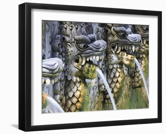 Indonesia, Bali, North Coast, Panjar, Sacred Hot Springs of Air Panas Banjar-Michele Falzone-Framed Photographic Print