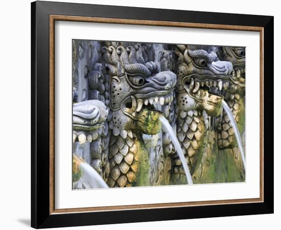 Indonesia, Bali, North Coast, Panjar, Sacred Hot Springs of Air Panas Banjar-Michele Falzone-Framed Photographic Print