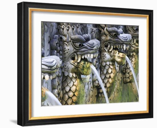 Indonesia, Bali, North Coast, Panjar, Sacred Hot Springs of Air Panas Banjar-Michele Falzone-Framed Photographic Print