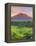 Indonesia, Bali, Redang, View of Rice Terraces and Gunung Agung Volcano-Michele Falzone-Framed Premier Image Canvas