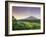 Indonesia, Bali, Redang, View of Rice Terraces and Gunung Agung Volcano-Michele Falzone-Framed Photographic Print