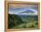 Indonesia, Bali, Rendang Rice Terraces and Gunung Agung Volcano-Michele Falzone-Framed Premier Image Canvas