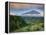 Indonesia, Bali, Rendang Rice Terraces and Gunung Agung Volcano-Michele Falzone-Framed Premier Image Canvas