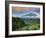 Indonesia, Bali, Rendang Rice Terraces and Gunung Agung Volcano-Michele Falzone-Framed Photographic Print