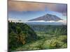 Indonesia, Bali, Rendang Rice Terraces and Gunung Agung Volcano-Michele Falzone-Mounted Photographic Print