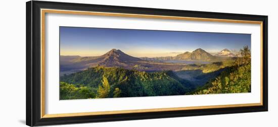 Indonesia, Bali, the Caldera of Gunung Batur Volcano and Danau Batur Lake-Michele Falzone-Framed Photographic Print