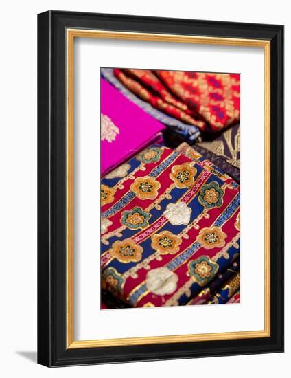 Indonesia, Bali. Traditional handicraft village of Tohpati specializing in batik fabric.-Cindy Miller Hopkins-Framed Photographic Print